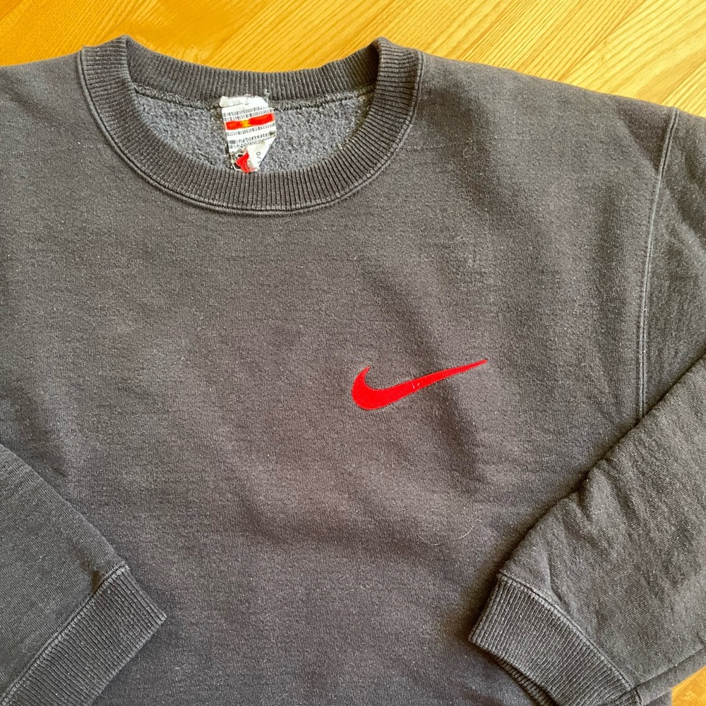 Vintage 90s Black Nike Sweatshirt